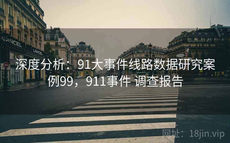 深度分析：91大事件线路数据研究案例99，911事件 调查报告