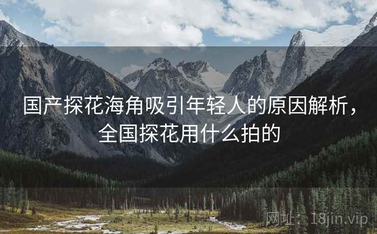 国产探花海角吸引年轻人的原因解析，全国探花用什么拍的