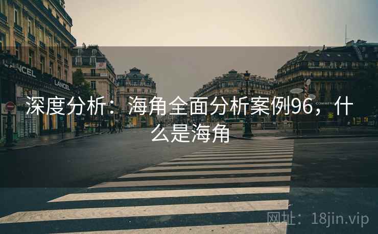 深度分析：海角全面分析案例96，什么是海角
