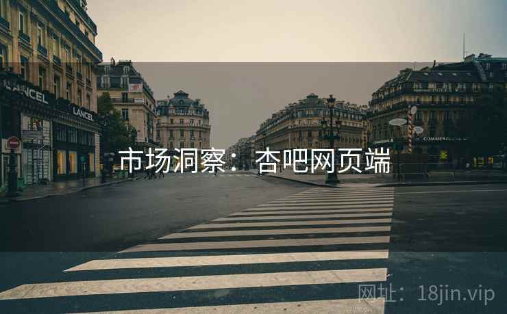 市场洞察：杏吧网页端