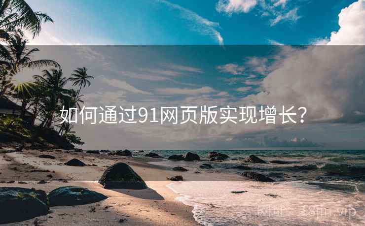 如何通过91网页版实现增长？